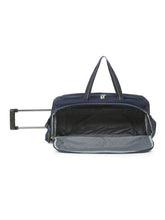 Load image into Gallery viewer, Teakwood Rolling Medium Duffel Travel Bag (Blue)