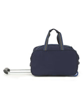 Load image into Gallery viewer, Teakwood Rolling Small Duffel Travel Bag (Blue)