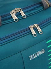 Load image into Gallery viewer, Set of Teakwood Rolling Duffel Travel Bag (Teal)