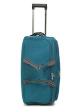 Load image into Gallery viewer, Set of Teakwood Rolling Duffel Travel Bag (Teal)