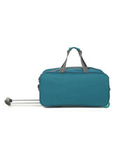 Load image into Gallery viewer, Teakwood Rolling Large Duffel Travel Bag (Teal)