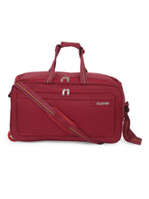 Load image into Gallery viewer, Teakwood Rolling Large Duffel Bag (Red)