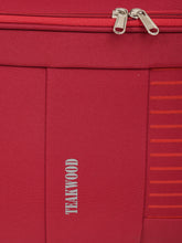 Load image into Gallery viewer, Teakwood Rolling Small Duffel Travel Bag (Red)