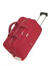 Load image into Gallery viewer, Teakwood Rolling Small Duffel Travel Bag (Red)