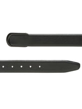 Load image into Gallery viewer, Men Black Textured Leather Belt