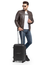 Load image into Gallery viewer, Teakwood Black Trolley Bag