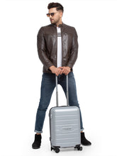 Load image into Gallery viewer, Teakwood Silver Trolley Bag