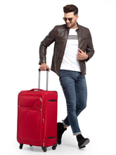 Load image into Gallery viewer, Teakwood Red Soft Sided Trolley Bag (Large)