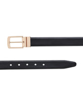 Load image into Gallery viewer, Men Black & Brown Texture Reversible Leather Belt