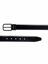 Load image into Gallery viewer, Men Black & Brown Solid Reversible Leather Belt