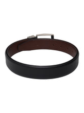 Load image into Gallery viewer, Men Black & Brown Texture Reversible Leather Belt