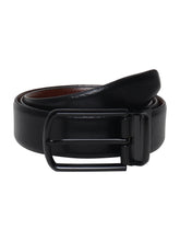 Load image into Gallery viewer, Men Black & Brown Texture Reversible Leather Belt