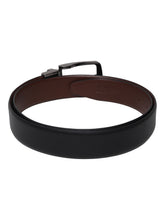Load image into Gallery viewer, Men Black & Brown Texture Reversible Leather Belt