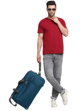 Load image into Gallery viewer, Teakwood Rolling Large Duffel Bag (Teal)