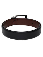 Load image into Gallery viewer, Men Black & Brown Texture Reversible Leather Belt