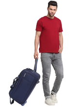 Load image into Gallery viewer, Teakwood Rolling Large Duffel Bag (Blue)