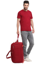 Load image into Gallery viewer, Teakwood Rolling Large Duffel Bag (Red)