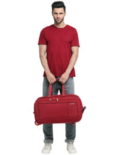 Load image into Gallery viewer, Teakwood Rolling Medium Duffel Bag (Red)