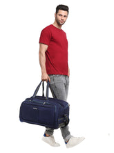 Load image into Gallery viewer, Teakwood Rolling Large Duffel Travel Bag (Blue)