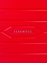 Load image into Gallery viewer, Teakwood Red Trolley Bag