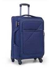 Load image into Gallery viewer, Teakwood Blue Trolley Bag Set of Three