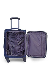 Load image into Gallery viewer, Teakwood Blue Trolley Bag Set of Three