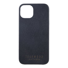 Load image into Gallery viewer, Unisex BlackTextured Leather iPhone 13/12 Mobile Back Case