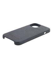 Load image into Gallery viewer, Unisex BlackTextured Leather iPhone 13/12 Mobile Back Case