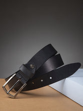 Load image into Gallery viewer, Teakwood Genuine Leather Men Blue Solid Belt - Clearance sale