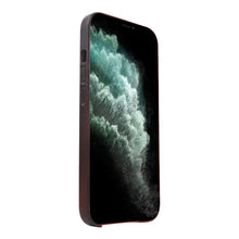 Load image into Gallery viewer, Unisex Red Solid Leather iPhone 13 Pro/12 Pro Mobile Back Case