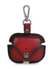 Load image into Gallery viewer, Teakwood Leathers Earphone Case Cover Compatible for AirPods Pro with Metal Keychain