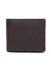 Load image into Gallery viewer, Teakwood Unisex Genuine Leather Brown Bi Fold Wallet