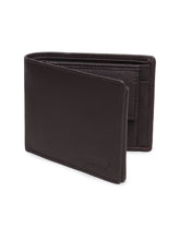 Load image into Gallery viewer, Teakwood Unisex Genuine Leather Brown Bi Fold Wallet