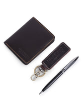 Load image into Gallery viewer, Teakwood Genuine Leather Accessory Gift Set
