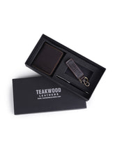 Load image into Gallery viewer, Teakwood Genuine Leather Accessory Gift Set