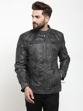 Load image into Gallery viewer, Teakwood Leathers Black Men's 100% Genuine Leather Jacket