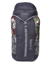 Load image into Gallery viewer, Unisex Grey & Green Camouflage Large Rucksack- 75 L