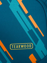 Load image into Gallery viewer, Teakwood Leather Teal Printed Small Duffle Bag