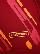 Load image into Gallery viewer, Teakwood Leather Maroon Printed Large Duffel Bag