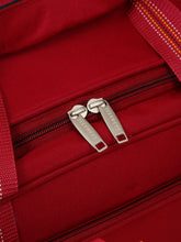 Load image into Gallery viewer, Teakwood Leather Maroon Printed Large Duffel Bag