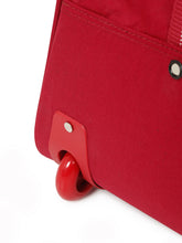Load image into Gallery viewer, Teakwood Leather Maroon Printed Medium Duffel Bag