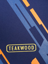 Load image into Gallery viewer, Teakwood Leather Navy Blue Printed Small Duffel Bag