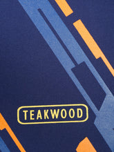Load image into Gallery viewer, Teakwood Leather Navy Blue Printed Large Duffel Bag