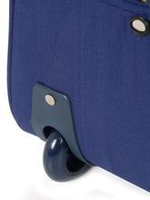 Load image into Gallery viewer, Teakwood Leather Navy Blue Printed Medium Duffel Bag