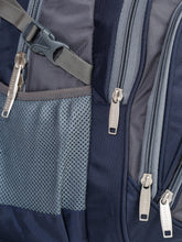 Load image into Gallery viewer, Teakwood Leather Unisex Solid Navy Blue 34L Medium Backpack