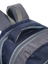 Load image into Gallery viewer, Teakwood Leather Unisex Solid Navy Blue 34L Medium Backpack