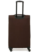 Load image into Gallery viewer, Unisex Brown Solid Soft Sided Large Size Check-In Trolley Bag