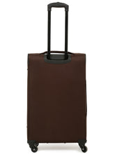 Load image into Gallery viewer, Unisex Brown Solid Soft Sided Cabin Size Trolley Bag