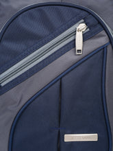 Load image into Gallery viewer, Teakwood Leather Unisex Solid Navy Blue 34L Medium Backpack