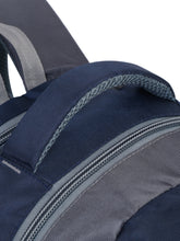 Load image into Gallery viewer, Teakwood Leather Unisex Solid Navy Blue 34L Medium Backpack